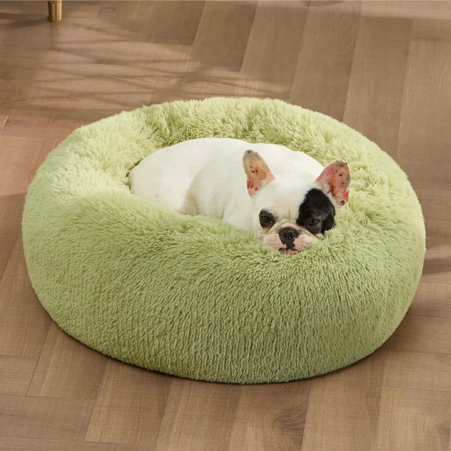 Fluffy Non-Slip Round Pet Bed