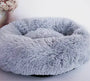 Round Plush Dog Bed for Small Dogs and Puppies