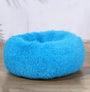 Plush Round Pet Bed for Cats and Dogs