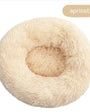 Plush Round Washable Pet Bed