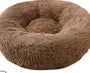 Plush Round Pet Bed for Cats and Dogs